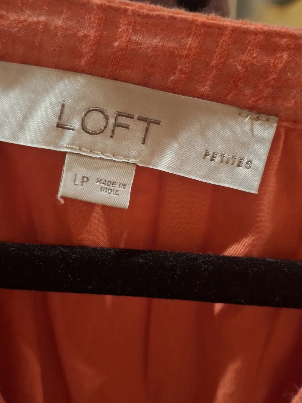 LOFT Coral Pintuck Ruffle Mini Dress - Picture 2 of 12